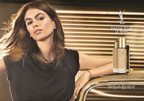 kaia yves saint laurent|Kaia Gerber for YSL Beauty .